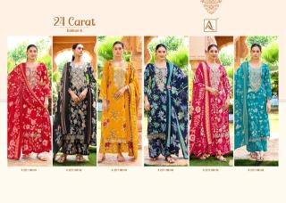 Alok suit 24 carat-5 dress materials wholesale and manufacturers